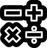 pictogram wiskundige symbolen vector
