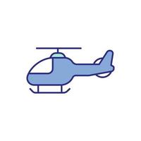 helikopter pictogram vector