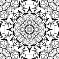 kleurplaat voor volwassenen met abstracte doodle achtergrond, bloemen mandala patroon kleurplaat, mandala kleurplaat kdp interior vector