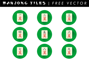 Mahjong Tegels Gratis Vector