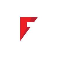 letter f logo-ontwerp. f logo pictogram vector sjabloon gratis vector.