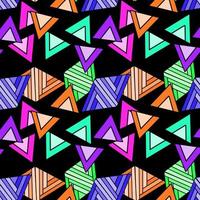 abstracte veelkleurige driehoek geometrische vorm achtergrond vector