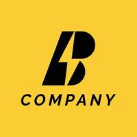letter b met boutenergie-logo-ontwerp vector