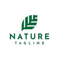 natuur blad logo ontwerp vector