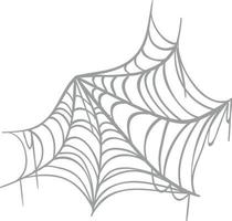 spinnenweb halloween vakantie decoratie. vector