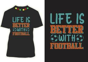 voetbal citaten t-shirt ontwerp vector