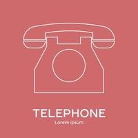 lijnstijlicoon van hulpprogramma's. symbool van telefoon. schone en moderne vectorillustratie voor ontwerp, web. vector