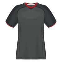 grijze jersey sport voorkant vector