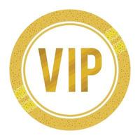 vip frame ronde vorm vector