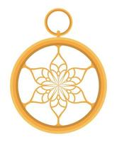 gouden islamitische talisman vector