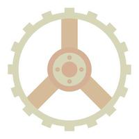 beige tandwiel tandwielmachine vector