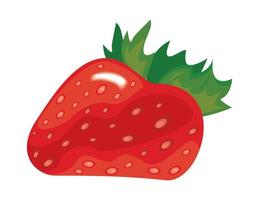 vers aardbeienfruit vector