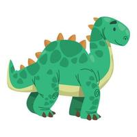 dinosaurus groen speelgoed vector
