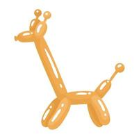 giraf ballon lucht vector