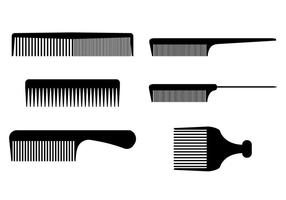 Kapper Gereedschap Combs Vectors