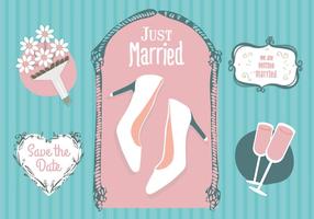 Gratis Just Merried Vector