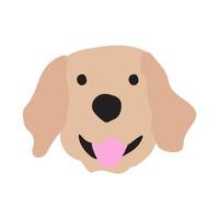 schattige doodle illustratie van hondenras labrador retriever. hond in minimalistische stijl