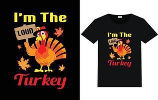 trendy Thanksgiving Day typografie en grafisch t-shirtontwerp vector