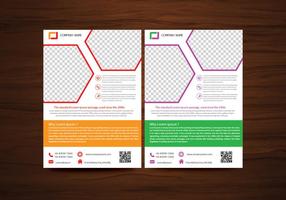 Vector Brochure Flyer ontwerp Lay-out sjabloon in A4 formaat