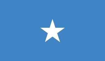vectorillustratie van de vlag van Somalië. vector