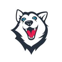 Siberische husky sticker vector