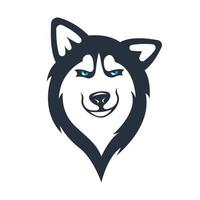 Siberische husky sticker vector