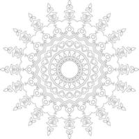 mandala kleurplaten. vector