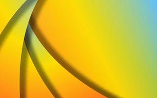 abstracte overlap laag gele kleur achtergrond vector