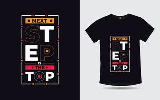 motiverende citaten creatieve typografie modern t-shirtontwerp vector