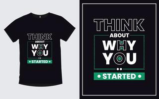 inspirerende citaten typografie modern trendy t-shirtontwerp vector