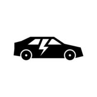 elektrische auto pictogram symbool ontwerp vectorillustratie. vector