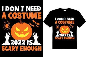 halloween t-shirt ontwerp vector eng 2022