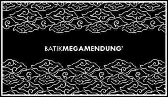 batik mega mendung naadloze patroon vector