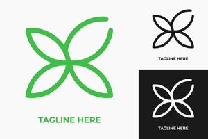 eco-logo. groene natuur vector