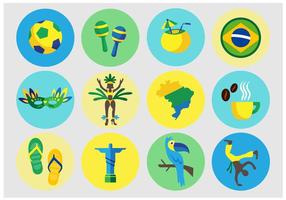 Braziliaanse Vector Pictogrammen