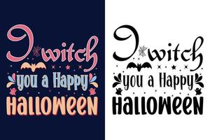 halloween typografie t-shirt ontwerp vector