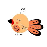 Turkije vogel voor Thanksgiving Day stickers, poster, kaart, uitnodiging. vector