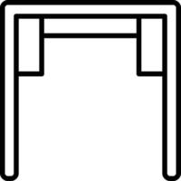 handbalk lijn icoon vector