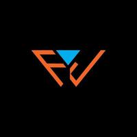 fj letter logo creatief ontwerp met vectorafbeelding, abc eenvoudig en modern logo-ontwerp. vector