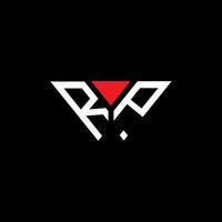 RP letter logo creatief ontwerp met vectorafbeelding, RP eenvoudig en modern logo. vector