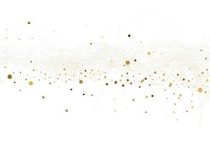 licht gouden glitter ronde confetti achtergrond. vector