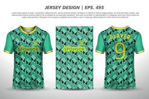 jersey ontwerp sublimatie t-shirt premium geometrisch patroon ongelooflijke vector collectie voor voetbal voetbal racen fietsen gaming motorcross sport