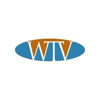 illustratie vectorafbeelding van wtv-logotype vector