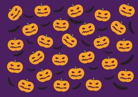 halloween elementen vector achtergrond