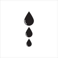waterdruppel pictogram logo vector ontwerp