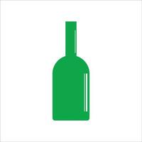 glazen fles pictogram logo vector ontwerp