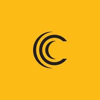 c logo-ontwerp en sjabloon. creatieve c pictogram initialen gebaseerde letters in vector. vector