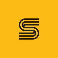 s logo-ontwerp en sjabloon. creatieve s pictogram initialen gebaseerde letters in vector. vector