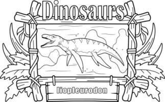 prehistorische cartoon dinosaurus vector