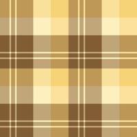 naadloos patroon in prachtige creatieve bruine en gele kleuren voor plaid, stof, textiel, kleding, tafelkleed en andere dingen. vector afbeelding.